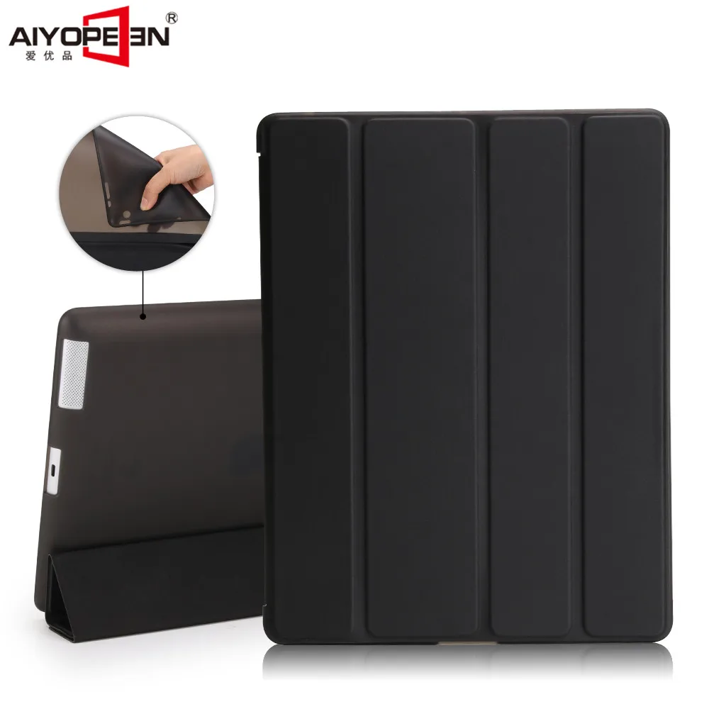 

Case for iPad 2 3 4 ,Auto Sleep /Wake Up Flip PU Leather Shockproof Cover For New ipad 2/3/4 Smart Stand Holder Coque Case