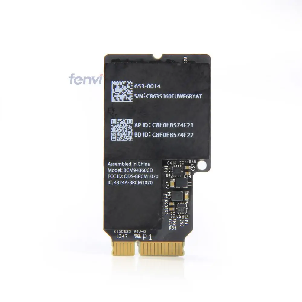 Prix pour Gigabit wifi carte Broadcom BCM94360CD 802.11ac mini PCI-E WiFi WLAN Bluetooth 4.0 Carte pour Apple bluetooth Sans Fil wifi carte Prix pour Gigabit wifi carte Broadcom BCM94360CD 802.11ac mini PCI-E WiFi WLAN Bluetooth 4.0 Carte pour Apple bluetooth Sans Fil wifi carte
