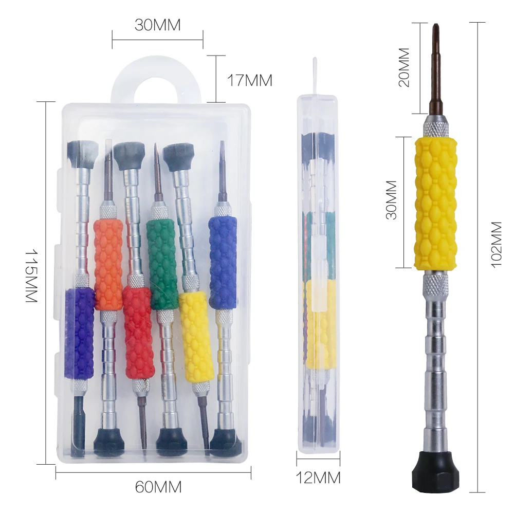Бесплатная доставка Инструменты для ремонта сотового телефона Pentalobe Torx Phillips Набор тригональных отверток для iPhone 7 для Samsung Tablet Бесплатная доставка Инструменты для ремонта сотового телефона Pentalobe Torx Phillips Набор тригональных отверток для iPhone 7 для Samsung Tablet