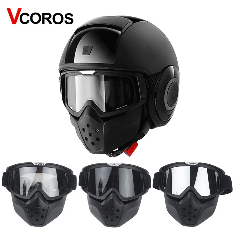 High Quality Motocross Goggles For Motorcycle Shark Helmet Glasses Retro Open Face Helmet Goggles Eyewears Protector Moto Cross Aliexpress