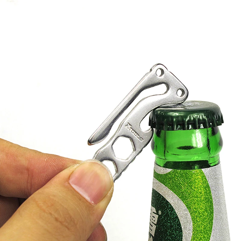 Outdoor multi tool pocket clip Climbing Carabiner Hanging Keychain Hook