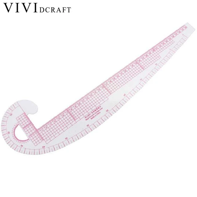 New Multi-function Plastic French Curve Sewing Ruler Tailor Ruler Design  Making Clothing 360 Degree Bend