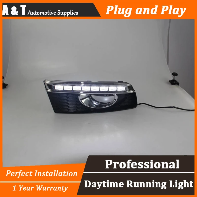 A T car styling For VW Bora LED DRL For Bora led fog lamps daytime running