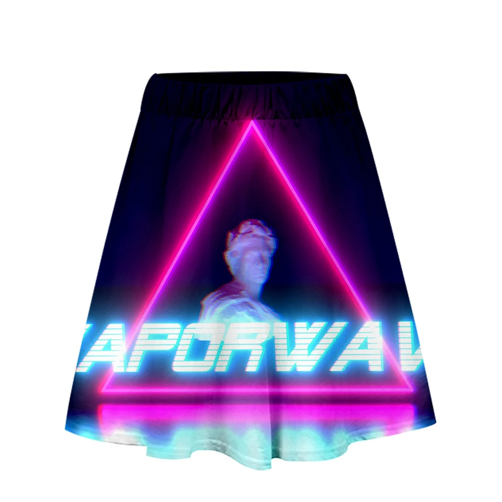 Vaporwave стильная юбка Harajuku Повседневная стиль Harajuku поп юбки новые сексуальные Kpops Женские повседневные горячие продажи модные юбки