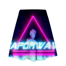 Vaporwave стильная юбка Harajuku Повседневная стиль Harajuku поп юбки новые сексуальные Kpops Женские повседневные горячие продажи модные юбки