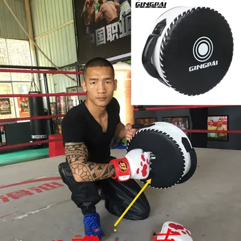 

Good heavy Boxing target durable Punching pads MMA kicking big round targets muay thai martial arts Shield focus curved pad 1