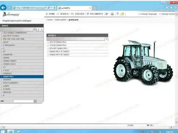 Deutz Fahr Hurlimann forlambda orgh Same SDF 2015 для всех марок| |