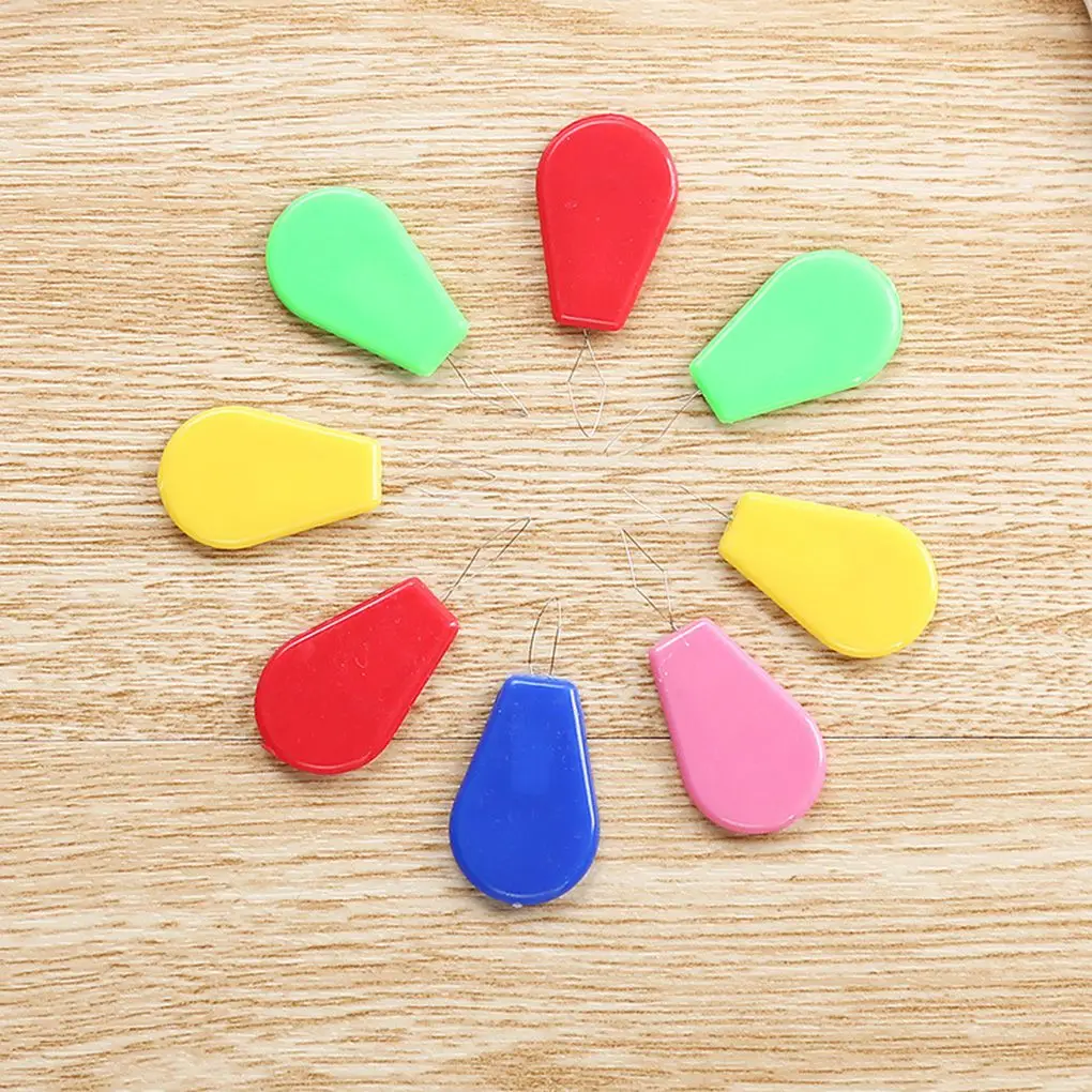 

Hot Colorful Bow Wire Stitch Insert Machines Plastic Embroidery Needle Threader for Hand Sewing