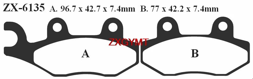 Sinter HH набор тормозных колодок fit CAN AM 1000 Maverick Right 2013 2017 Передняя и задняя 17 13 16 15