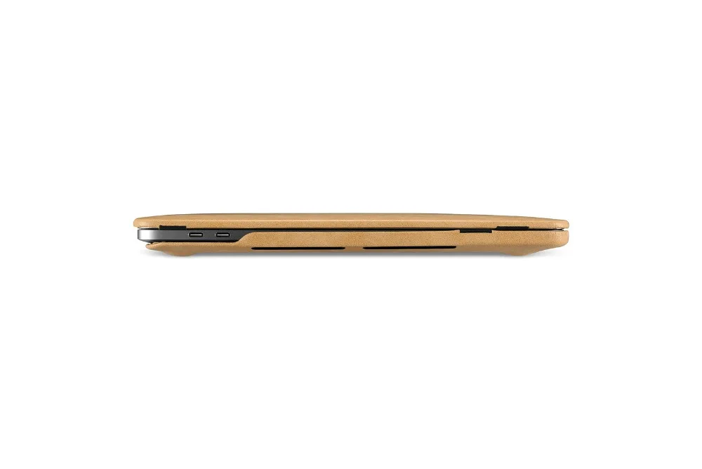 Icarer ноутбук чехол для Apple Macbook Pro 13 15 дюймов A1706 A1708 A1989 A1707 A1990 тонкий из искусственной кожи в виде ракушки