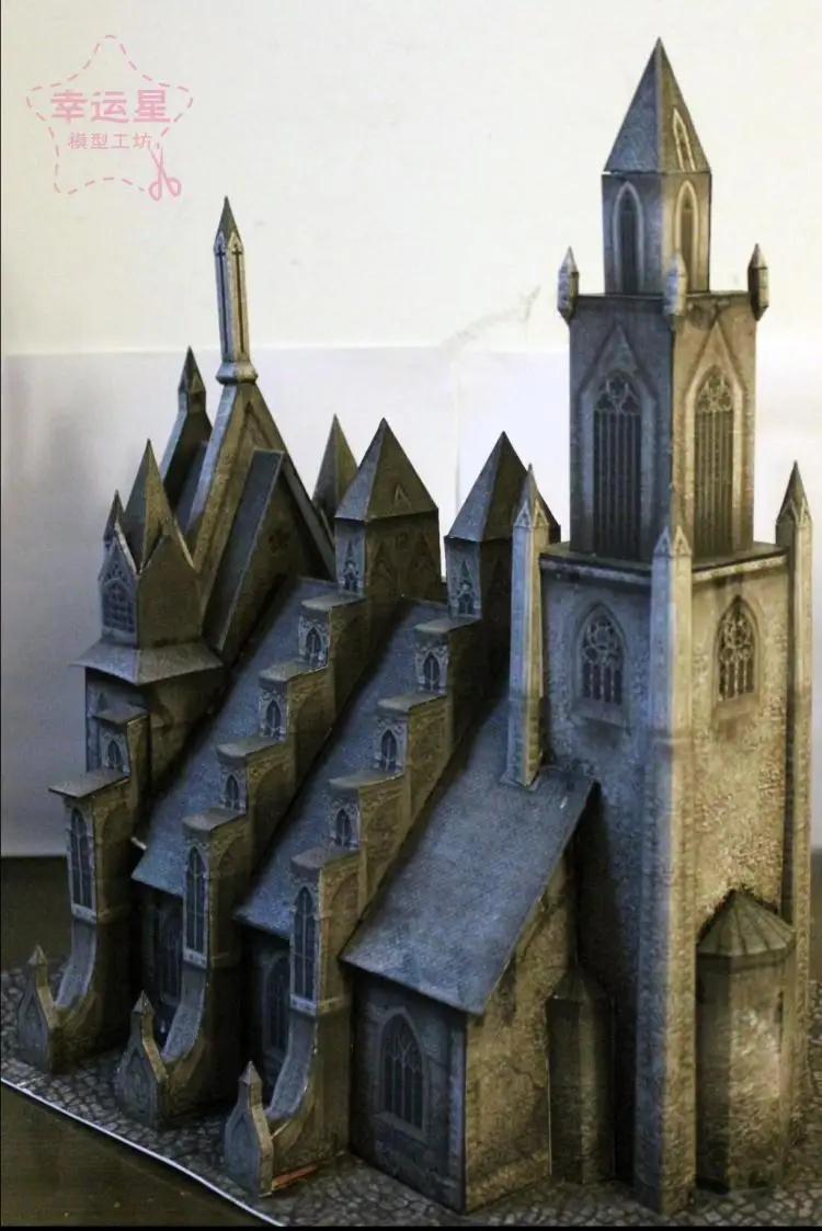 Бумажная 3D модель для рукоделия средневековой архитектуры православного храма