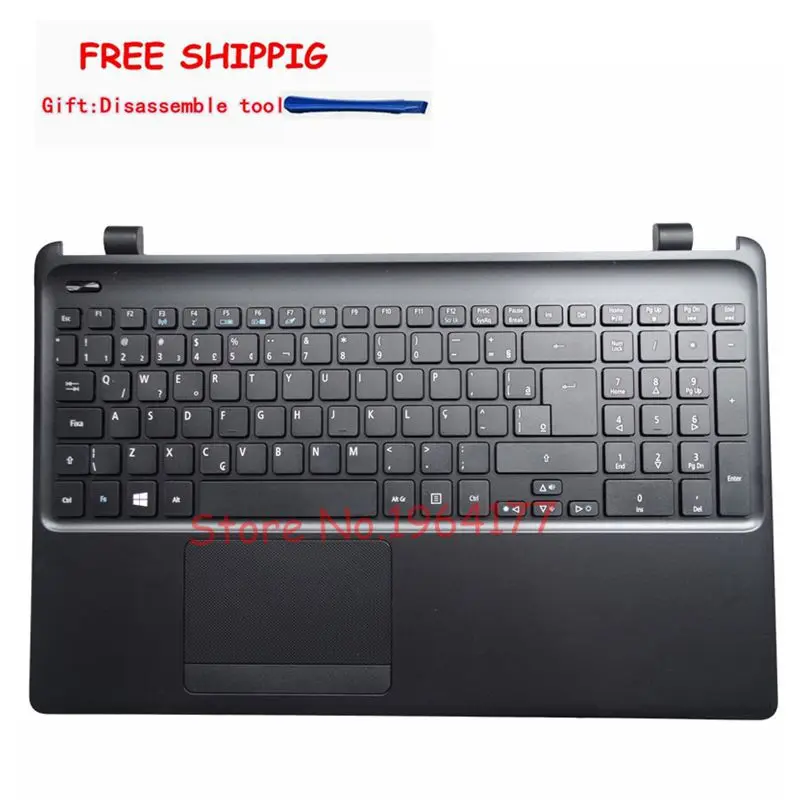 

new laptop keyboard with C shell for Acer E1-572G E1-570G E1-572G E1-570 E1-510 E1-522 Palmrest upper case keyboard bezel