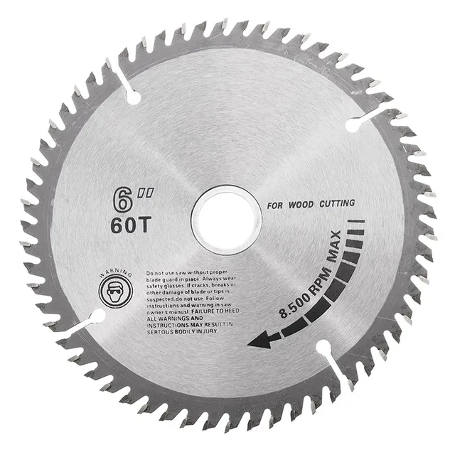 6 Inch 60 Teeth Circular Saw Blade Woodworking Cutting Blade High