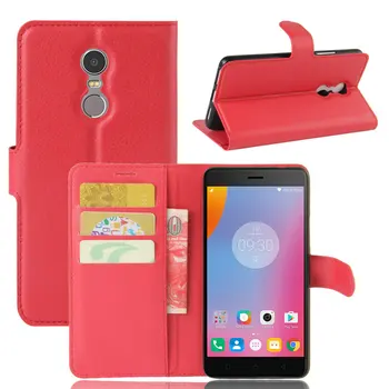 

Luxury Wallet Flip Leather Case For Lenovo K6 Note (Vibe K6 Note) K53a48 K6 plus phone Leather back Cover case with Stand Etui>
