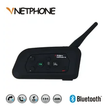 Vnetphone V4 1200 м Bluetooth гарнитура 4 всадника байкерс лыжники FM водонепроницаемый домофон мотоциклетный шлем домофон