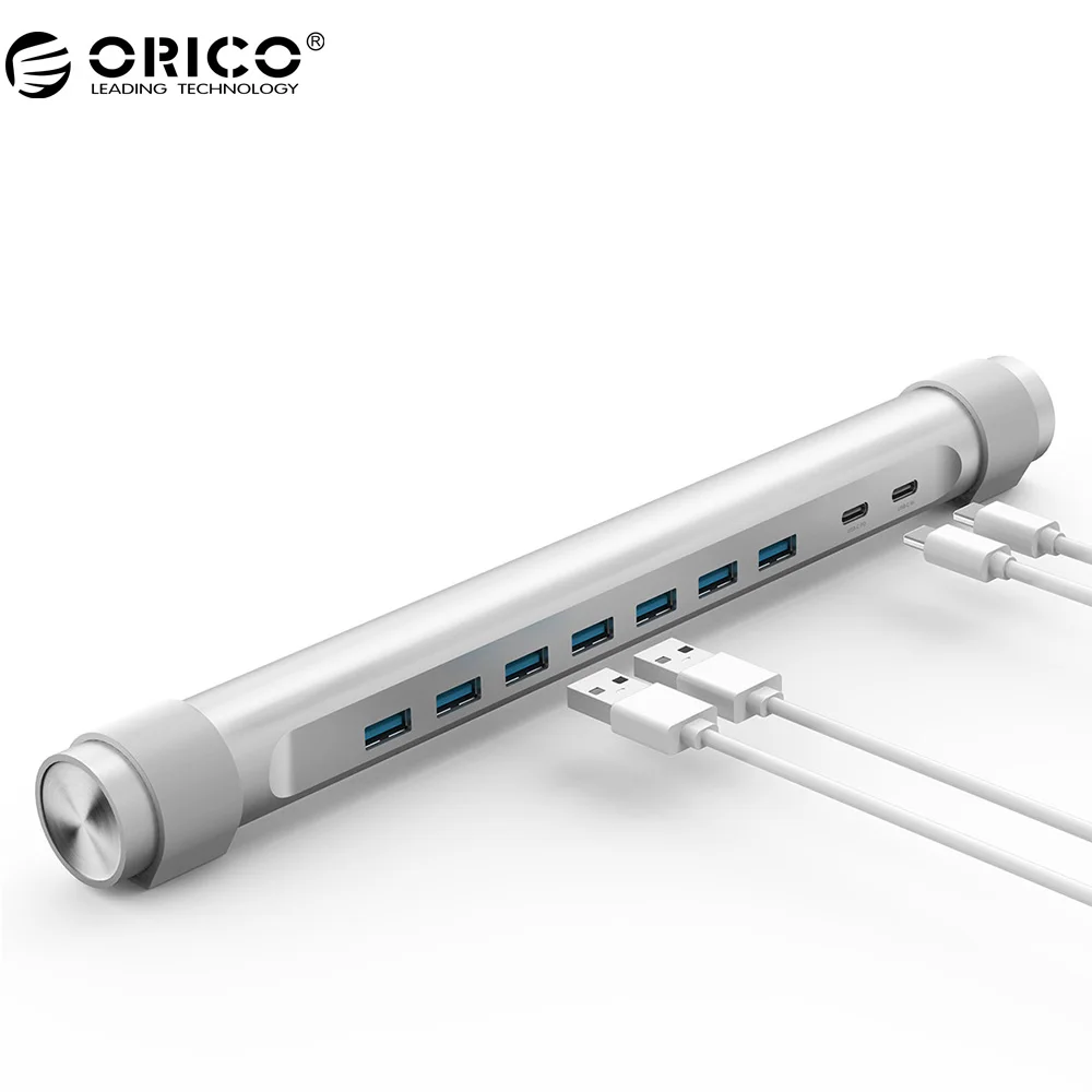 ORICO M7C2 USB3.0 HUB External 7 Port USB 1 Port Type-C USB Splitter 1 Port Type-C Power Port USB HUB With Laptop Stand цена ORICO M7C2 USB3.0 HUB External 7 Port USB 1 Port Type-C USB Splitter 1 Port Type-C Power Port USB HUB With Laptop Stand цены онлайн