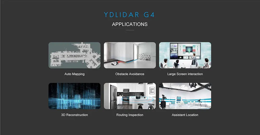 YDLIDAR G4-Lidar лазерный дальномер, 2D лазерный сканер для Robot ROS SLAM