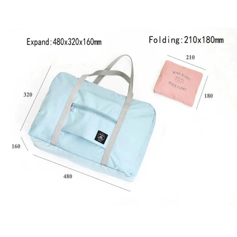 JXSLTC fashion women travel bags luggage organizer on suitcase duffle bag folding packing cubes travel bag hand luggage
