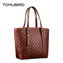 TOMUBIRD новая качественная сумка из воловьей кожи с тиснением известный бренд Женская сумка модные сумки из натуральной кожи сумка на плечо