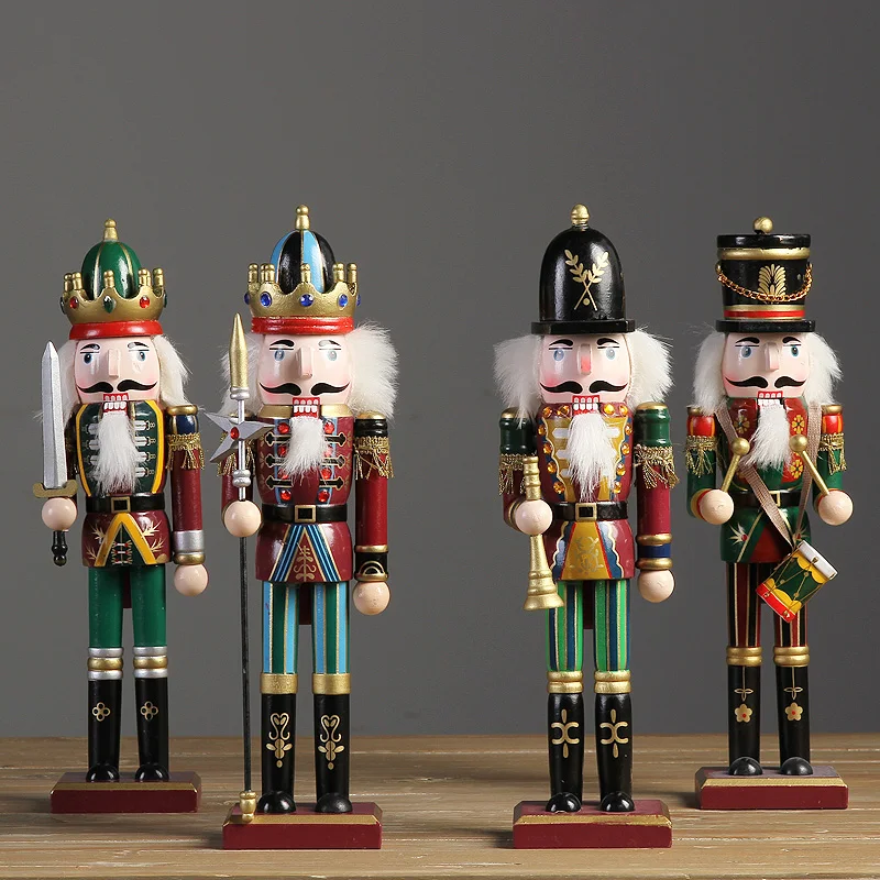 

Study the living room decoration Home Furnishing wedding creative ornaments 30CM Nutcracker soldiers puppet joint people