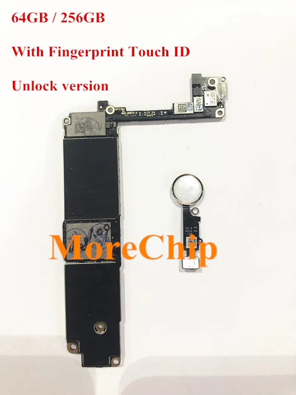 

For iPhone 8 8G Free iCloud Unlocked Motherboard With Fingerprint Touch ID Original Used OK Main Logic Board 100% Good Working