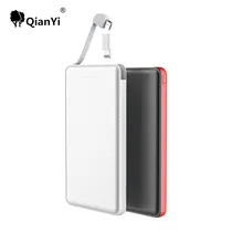 2016 New 6000mAh Card Power Bank Backup Battery Pocket Power External Battery Charger For iPhone 5 6 6s Samsung HTC LG As Gift