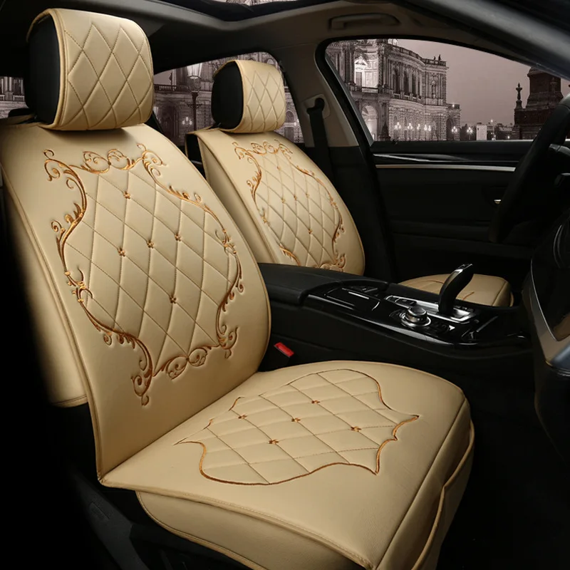 LUNDA Luxury PU Leather car seat covers For Ford mondeo Focus Fiesta