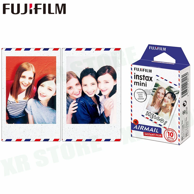 Fujifilm Instax Mini 8 9 пленка Airmail Fuji мгновенная фотобумага 10 листов для 70 7 s 50 s 50i 90 25 Share SP-1 2 Lomo camera