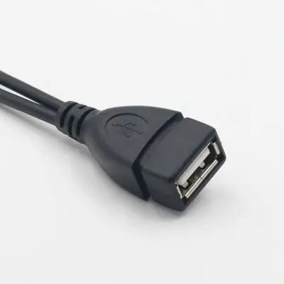 1 в 2 OTG Micro USB хост Мощность Y сплиттер USB адаптер к Mirco 5 Pin Мужской Женский кабель черный для Xiaomi Redmi Note 4 sony