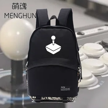 

Retro game concept joystick printing game fans backpack new nylon school backpack for game fans NB082