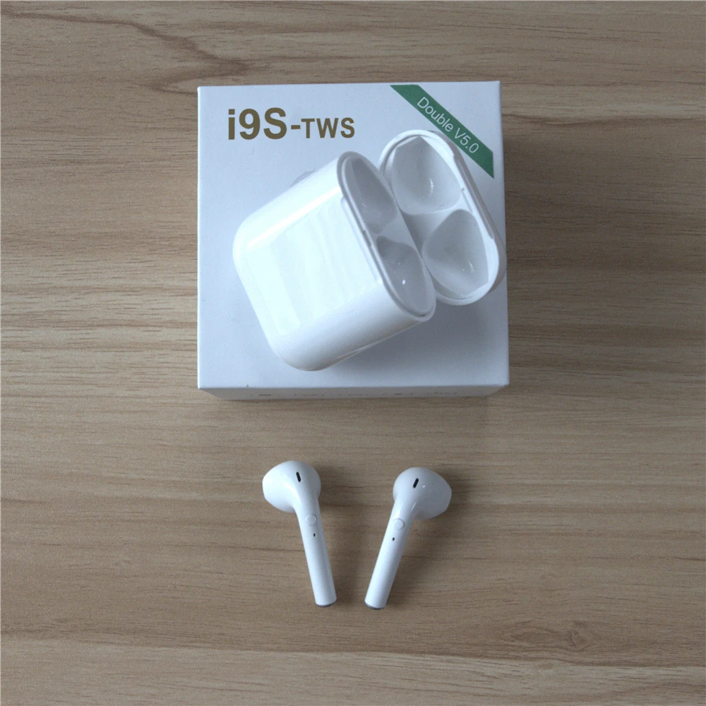 Бесплатная доставка i9s tws Bluetooth наушники беспроводные стерео вкладыши с зарядным