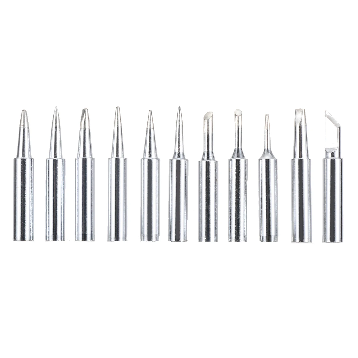 11pcs Lead Free Welding Tips Soldering Screwdriver Iron Tips Replacement Parts for Hakko 900M/933/936/376/907 Soldering Station