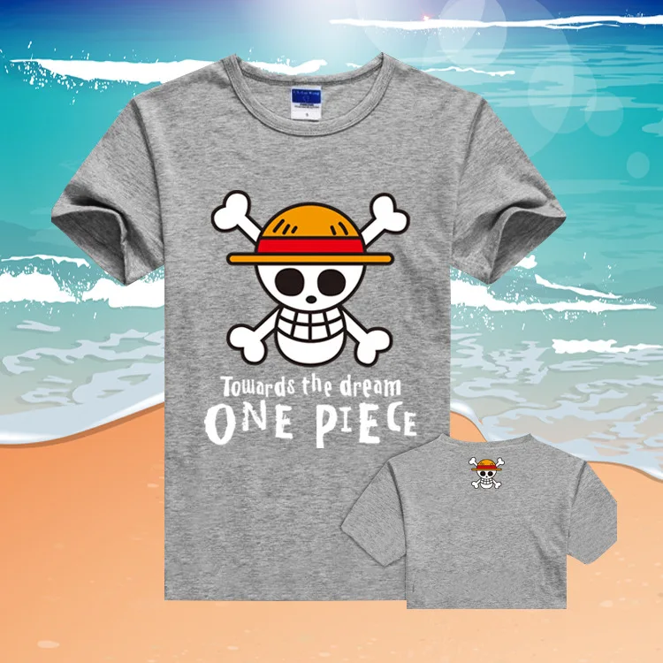 Cosplay&Ware [10]One Piece T Shirt 2 Japanese Anime Clothing Back Color Cotton T-shirt Cosplay Costumes -Cosplay&Ware anime Shop