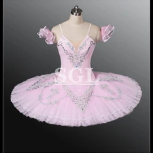 Розовые балетные пачки для взрослых, концертные балетные пачки, распродажа детских/девочек/женских сценических костюмов для соревнований AT1046A