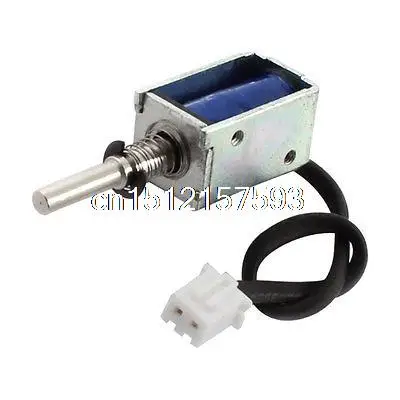 DC 12V 80g/3mm Open Frame Actuator Linear Push Pull Solenoid Electromagnet |