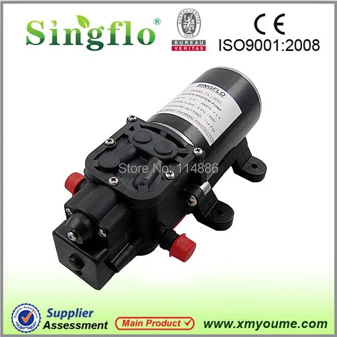 Singflo FL 3203 12V DC 5LPM 100psi 5A маленькие насосы высокого давления для мойки автомобилей и