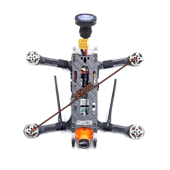 

GEPRC GEP-CX 3 Inch Cygnet 145mm Stable F4 20A 48CH RunCam Split Mini 2 1080P HD Camera 4500kv Motor RC FPV Racing Drone BNF PNP