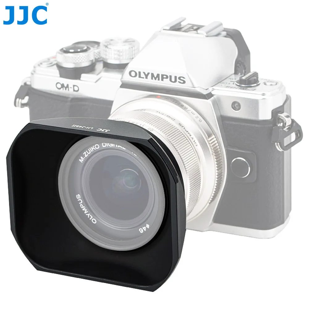 JJC LH-J48II камера Черная бленда объектива с колпачком для Olympus M. Zuiko Digital ED 12 мм f/2,0 объектив заменяет Olympus LH-48