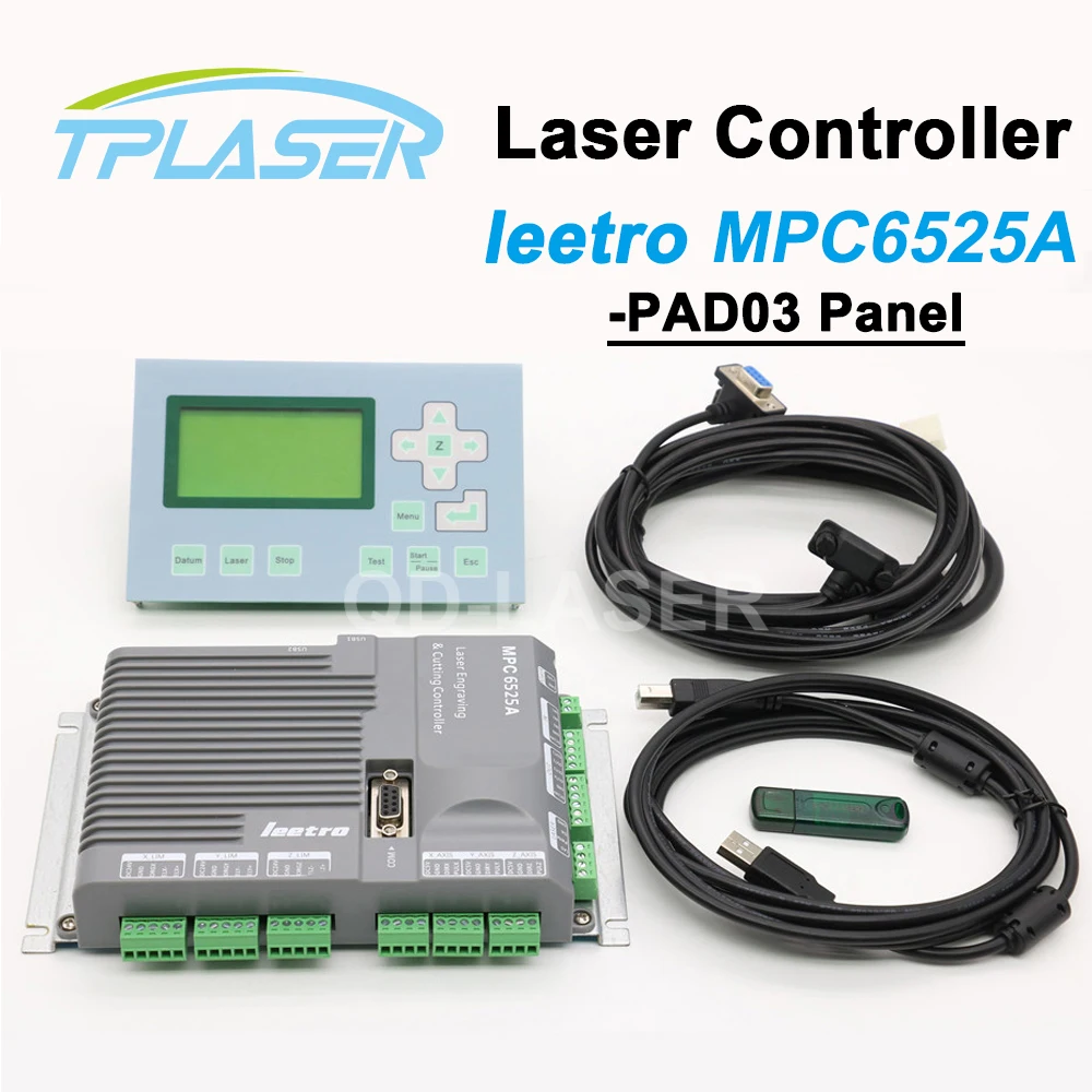 

Leetro MPC6525 Co2 Laser Controller System for Laser Machine Cutting System With Panel PAD-03