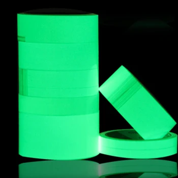

Funlife 10 Meter Long Pro Tapes Pro-Glow Glow in the Dark Tape 33 ft Wall Sticker for Room Decoration (Luminescent Lime Green)