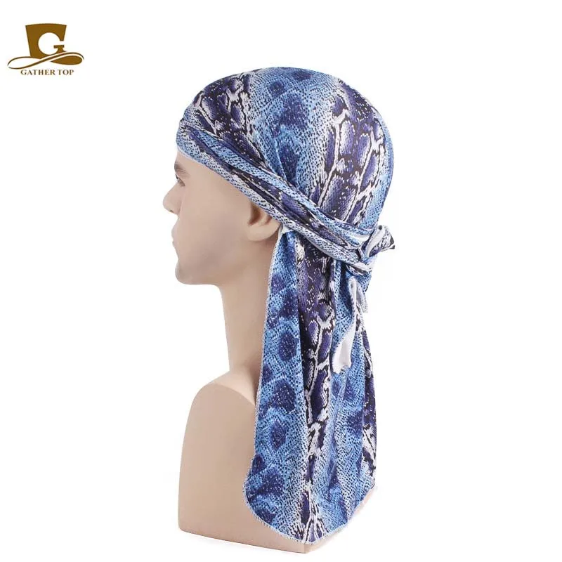 4 10 шт. дешевые унисекс Doo Rag Skull cap мужские с рисунком дюраг бандана Chemo головной убор для больных раком спандекс король дюраг головной убор для байкеров - Цвет: 4