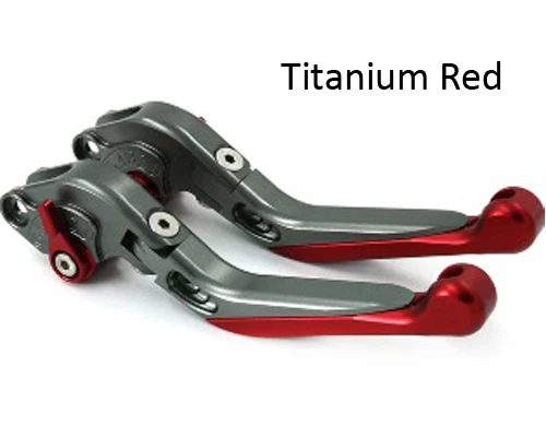 Для YAMAHA MT-03 MT03 MT 03 2005-2009 2008 аксессуары для мотоциклов Складные Выдвижные регулируемые тормоза рычаги сцепления с логотипом - Цвет: Titanium Red