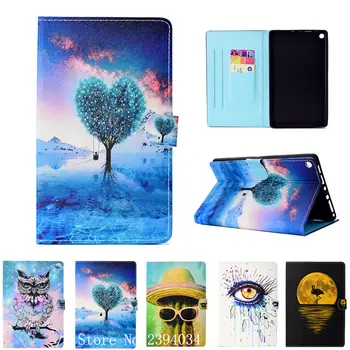 

Case For Amazon All-New Kindle Fire HD 8 HD8 2017 7th Generation Case PU Leather Stand Cover Funda For kindle Fire HD 8 2016 6th