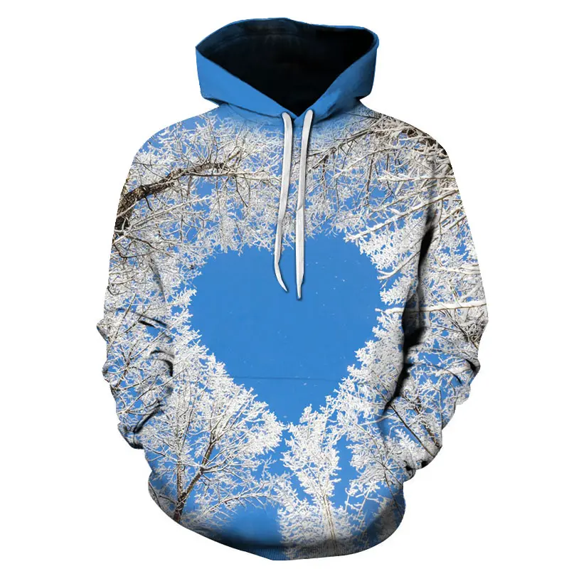 Fashion Sweatshirt Men / Women 3d Hoodies White in the winter Print pattern Slim Unisex Stylish Hooded Asian size | Мужская одежда