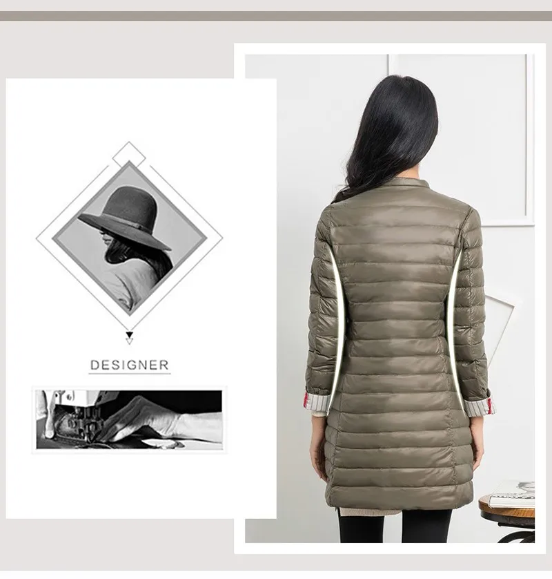 Casual Ultralight Down Coat Women Winter Jacket (3)