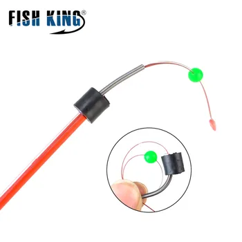 

FISH KING 20pcs 155mm Winter Ice Fishing Rod Top Section C.W 0.2-9g Mini Fishing Pole Portable Fishing Tackle