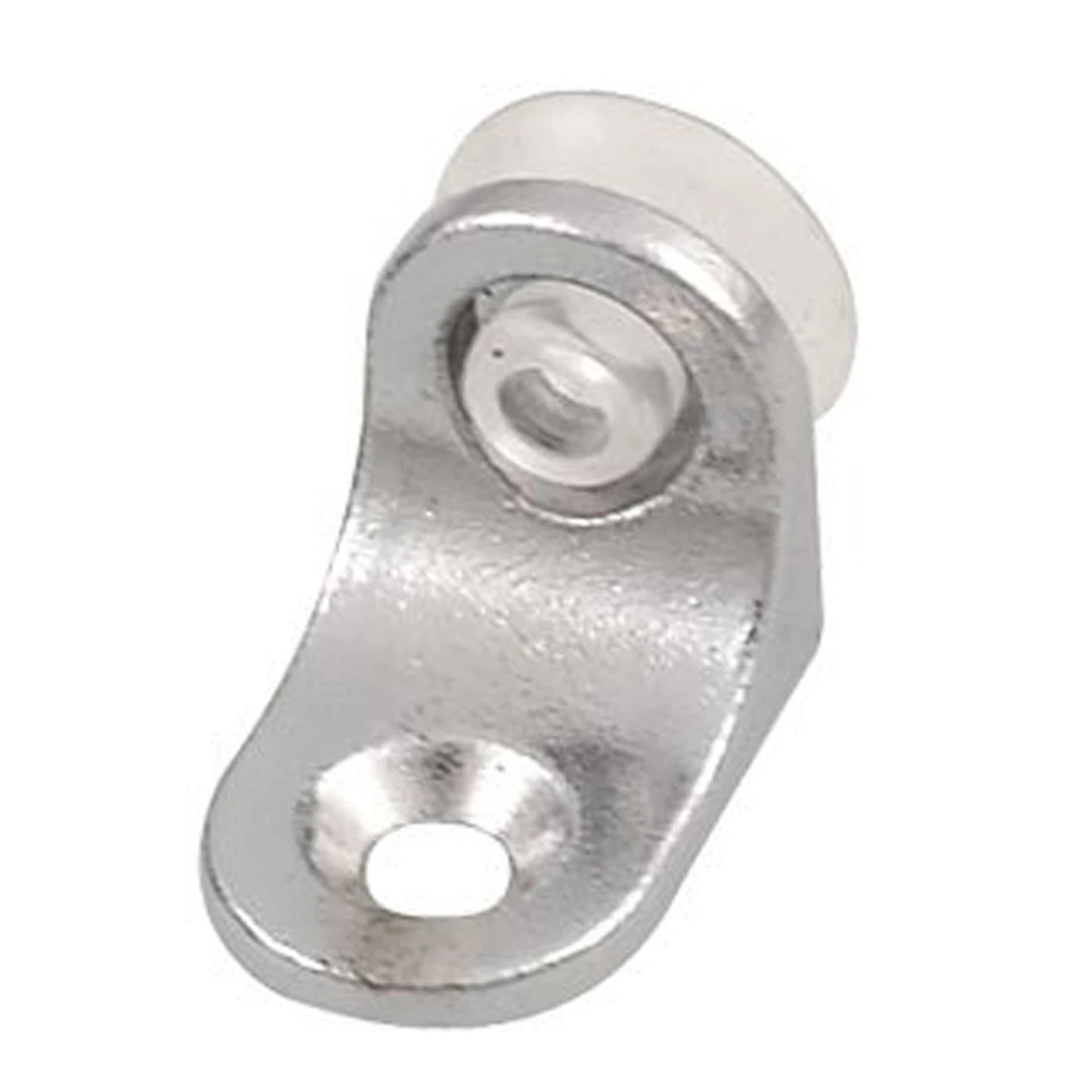 NFLC Metal Glass Shelf Support Holder, Silver Tone, 12 Pieceshelf