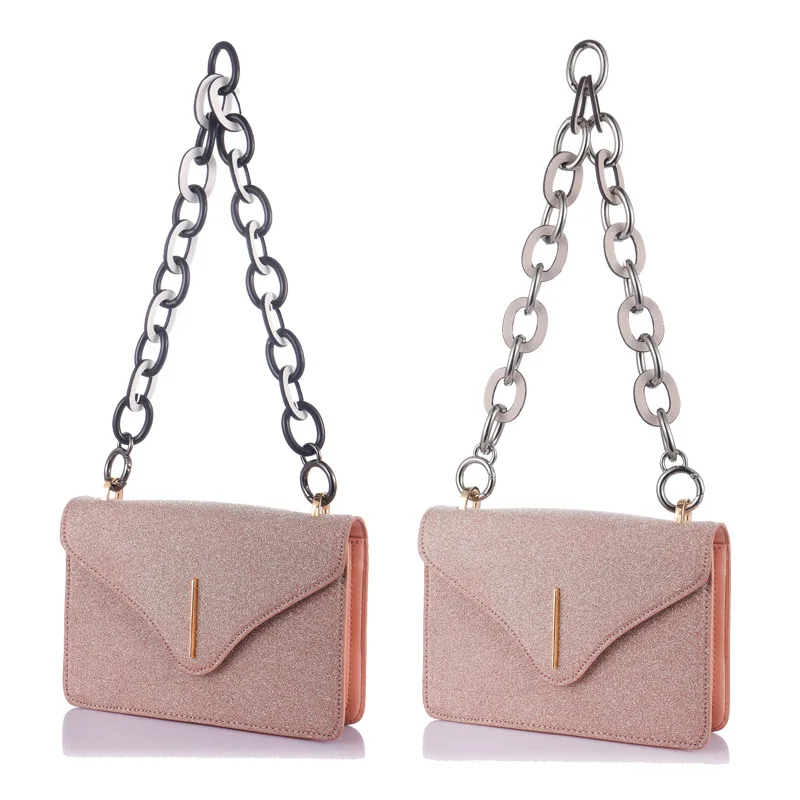 

O-ring Wide Shoulder Strap Metal Color Strap Ladies Women With Accessories Luxury Big Bag With Belt Bag Accessories
