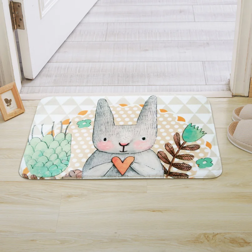 1 шт. детский коврик для ванной с рисунком кролика|floor mat rug|bathroom matbathroom rug |
