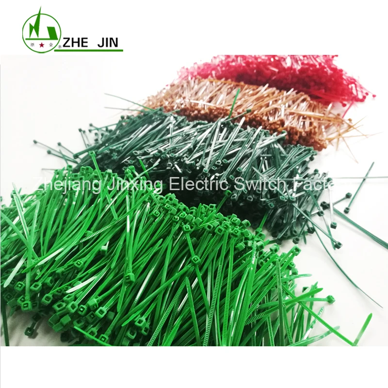 ZHEJIN(1000 шт) ZJ-3* 80(3," X14lbs) цветная нейлоновая кабельная стяжка зеленый/черный зеленый/коричневый/красный цвет пластиковая почтовая обшивка(ширина: 1,9 мм
